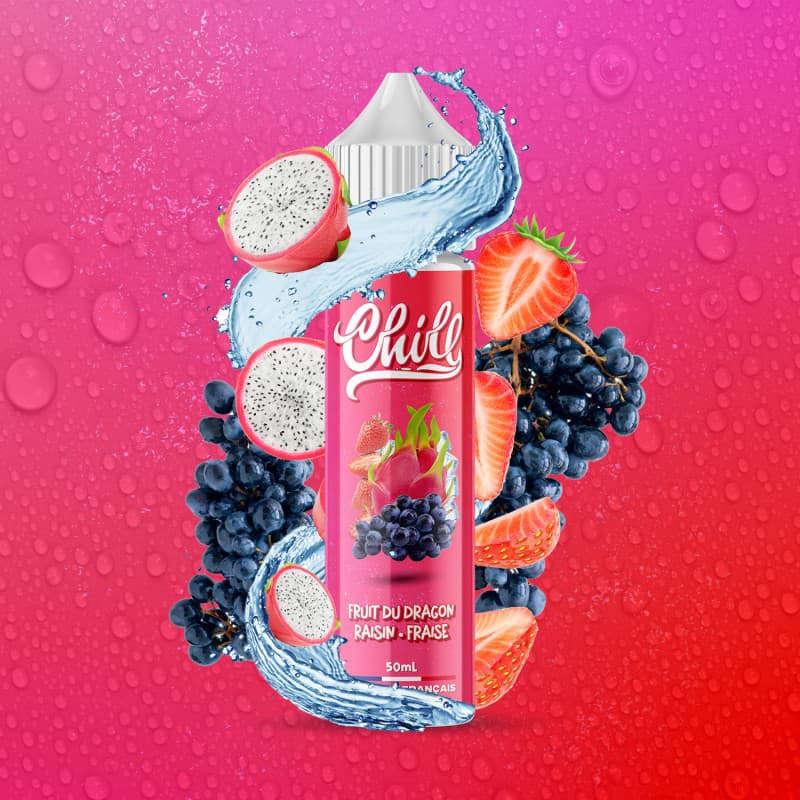 Chill Manufacture Fruit Du Dragon Raisin Fraise