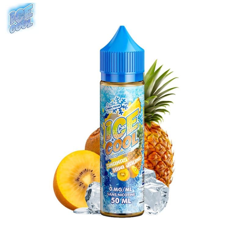 Ice Cool Ananas Kiwi Jaune 50Ml
