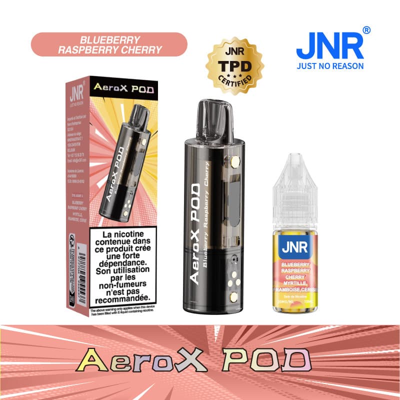JNR CARTOUCHE + BLUEBERRY RASPBERRY CHERRY - AEROX JNR