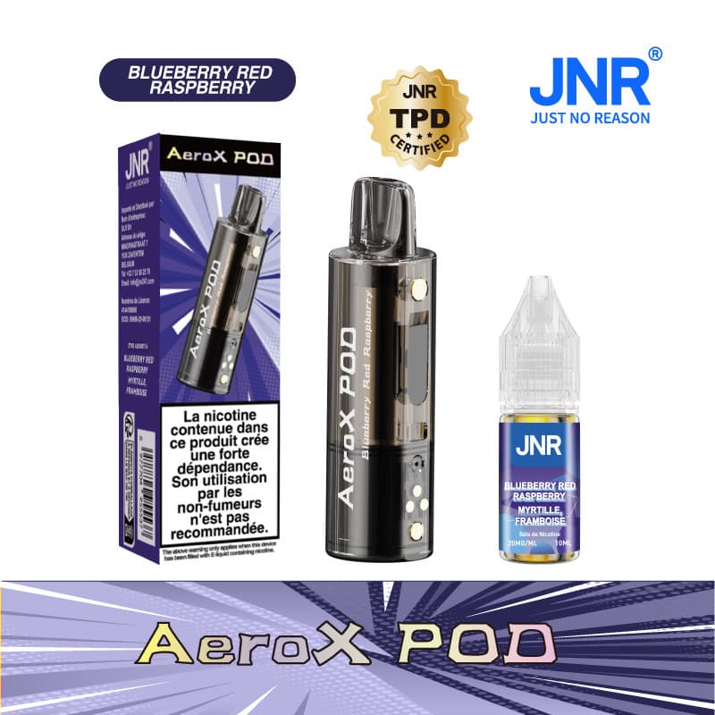 JNR CARTOUCHE + BLUEBERRY RED RASPBERRY - AEROX JNR