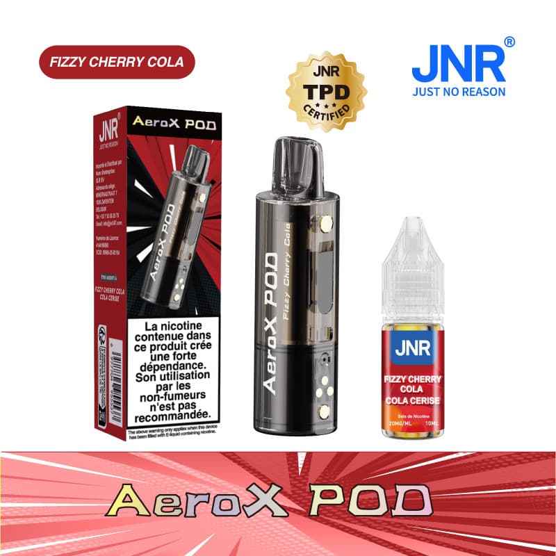 JNR CARTOUCHE + FIZZY CHERRY COLA - AEROX JNR