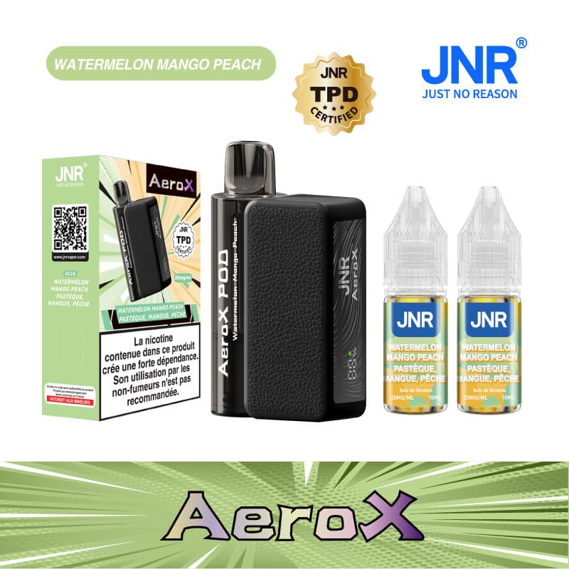 JNR WATERMELON MANGO PEACH 32000 PUFFS - AEROX JNR