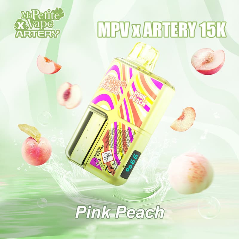 ARTERY X MPV PINK PEACH 15000 PUFFS - MA PETITE VAPE X ARTERY