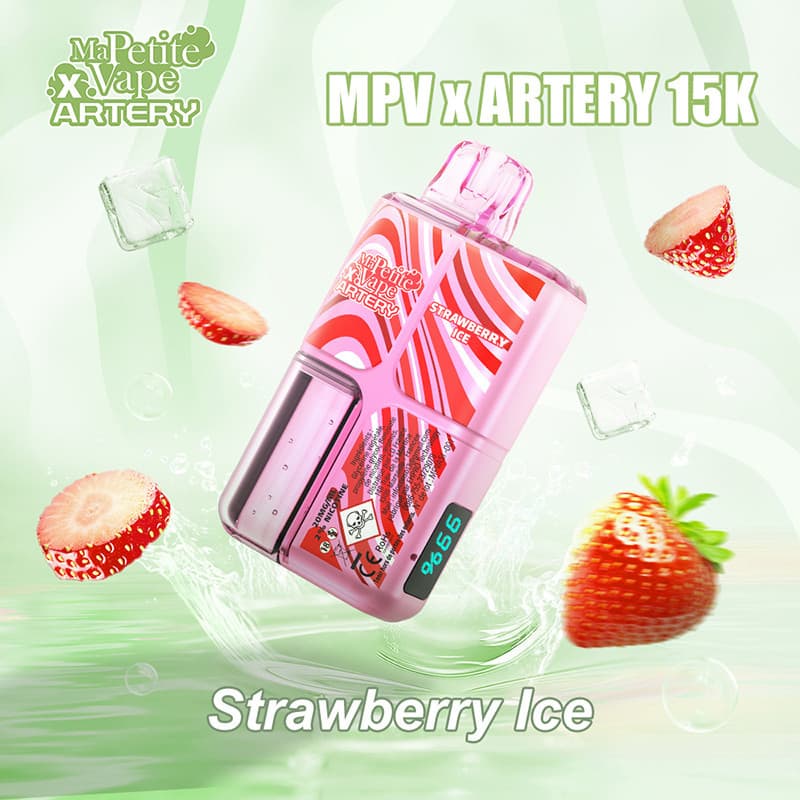 ARTERY X MPV STRAWBERRY ICE 15000 PUFFS - MA PETITE VAPE X ARTERY