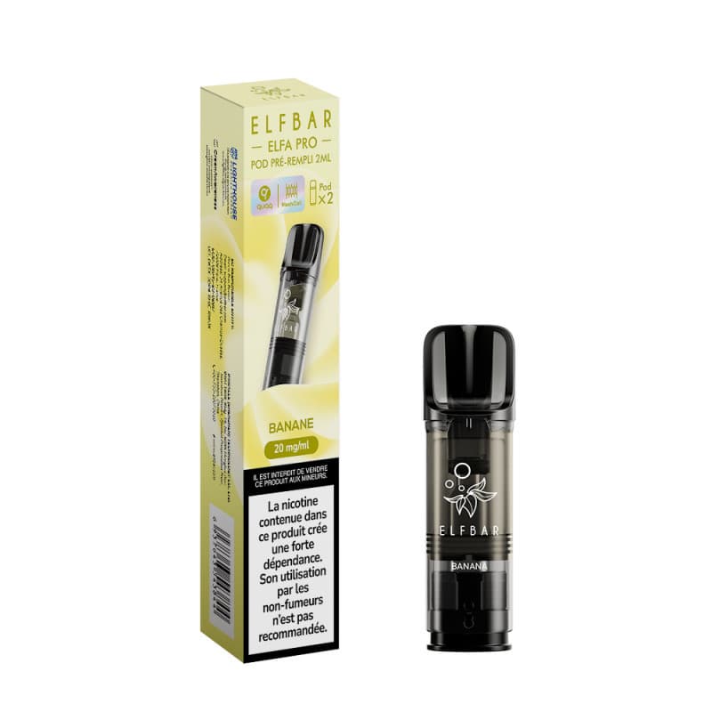 ELFA ELFBAR CARTOUCHE BANANE / 2PCS ELFA PRO ELFBAR