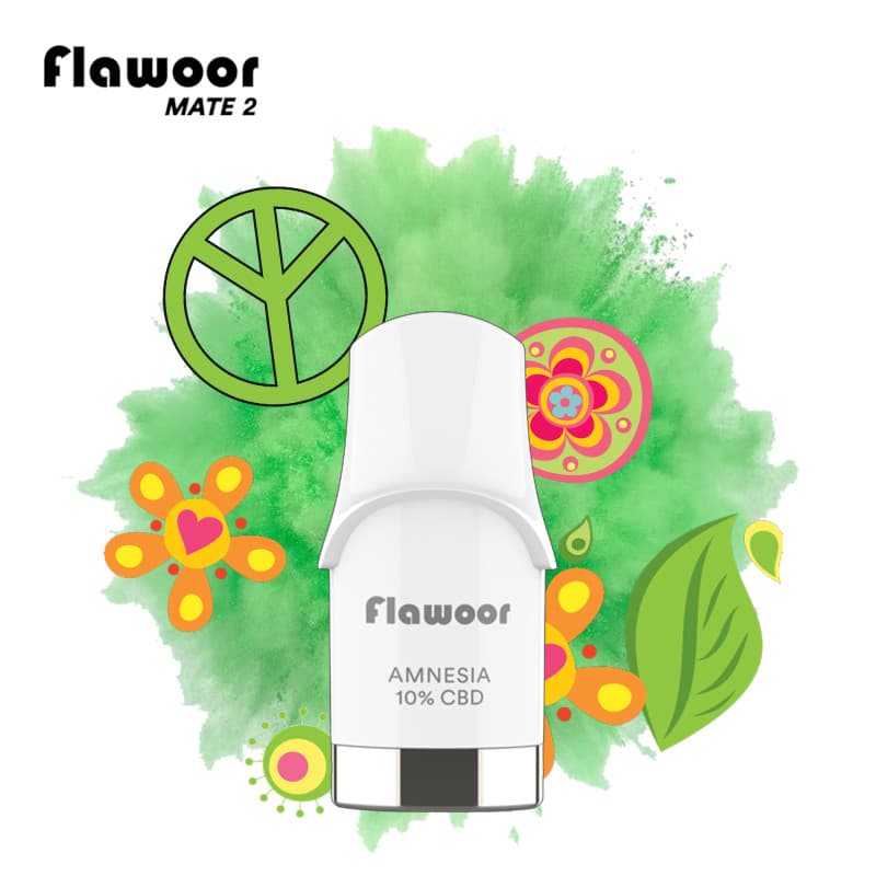 Flawoor CARTOUCHE AMNESIA CBD / 1PCS - FLAWOOR MATE 2