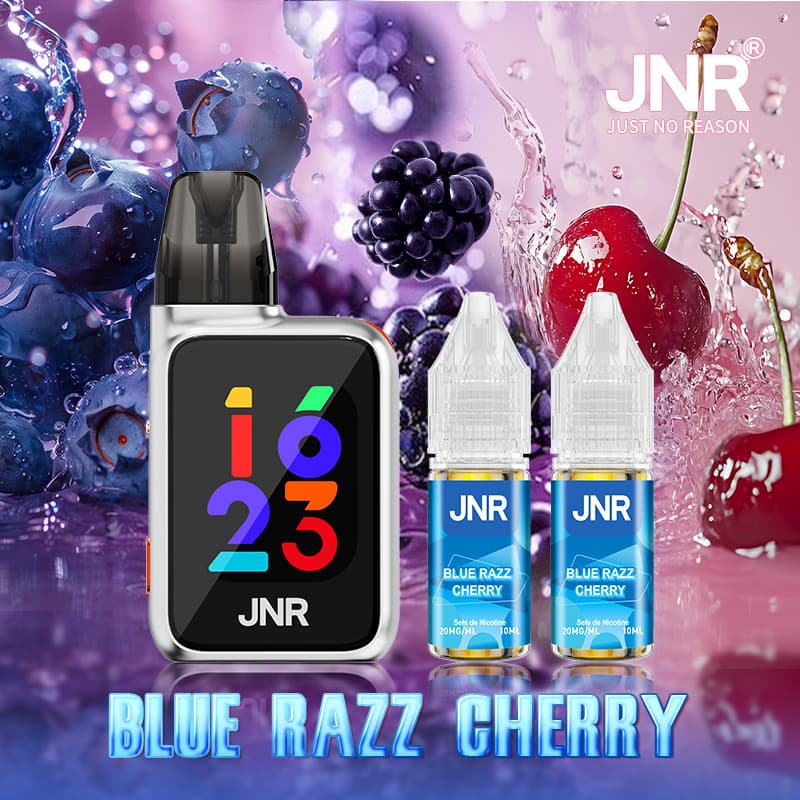 JNR BLUE RAZZ CHERRY 32000 PUFFS - FLUX PRO JNR
