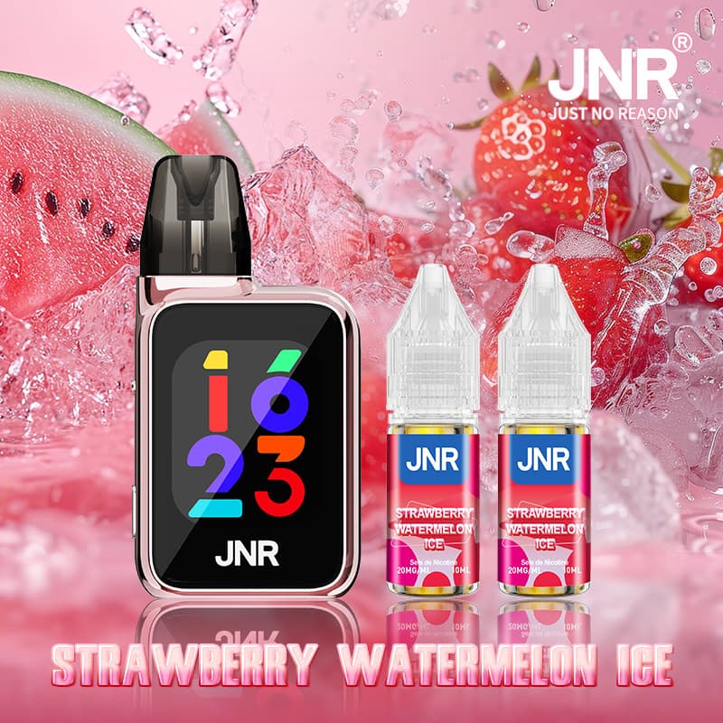 JNR STRAWBERRY WATERMELON ICE 32000 PUFFS - FLUX PRO JNR