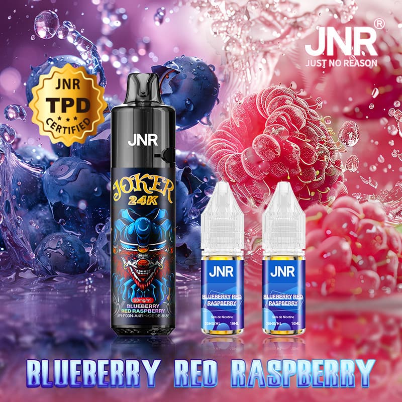 JNR BLUEBERRY RED RASPBERRY 24000 PUFFS - JOKER JNR