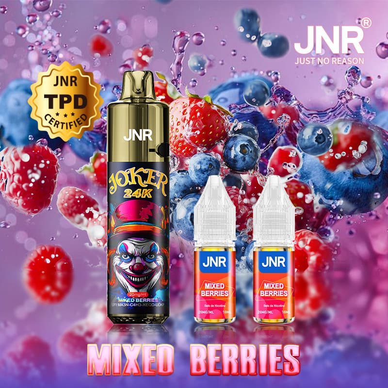 JNR MIXED BERRIES 24000 PUFFS - JOKER JNR