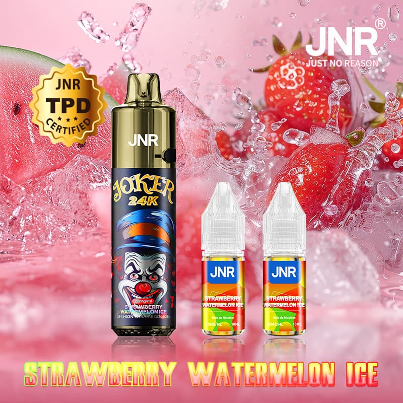 JNR STRAWBERRY WATERMELON ICE 24000 PUFFS - JOKER JNR