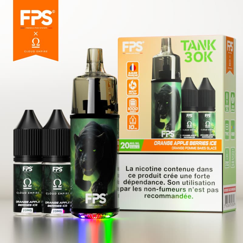 TANK 30K FPS ORANGE APPLE BERRIES CLOUD EMPIRE - TANK 30K FPS