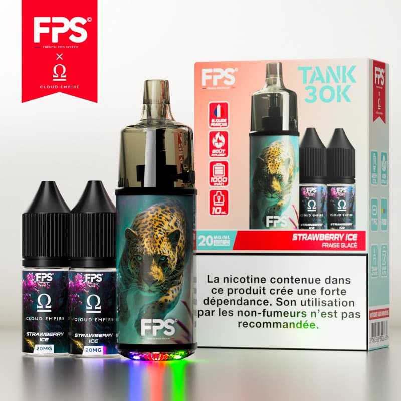 TANK 30K FPS STRAWBERRY ICE CLOUD EMPIRE - TANK 30K FPS