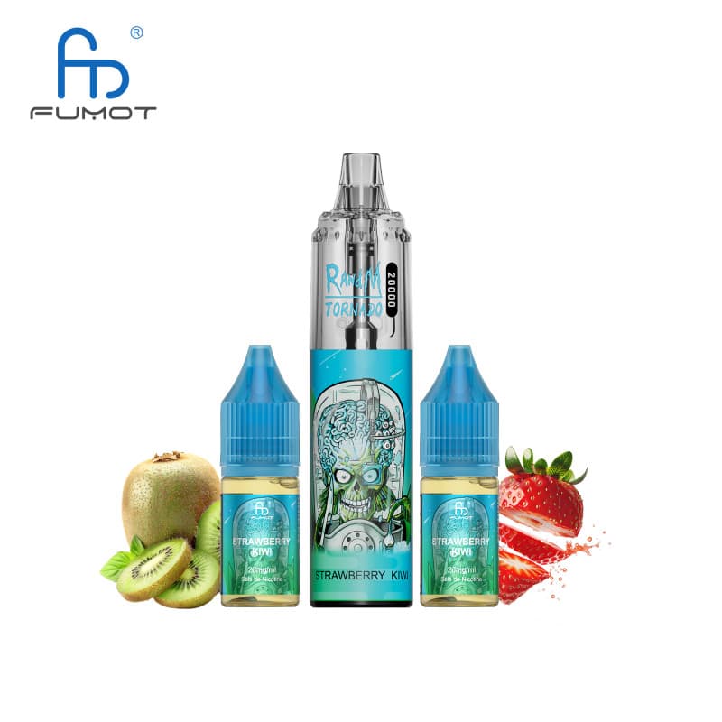 TORNADO RANDM FUMOT STRAWBERRY KIWI 20000 PUFFS TORNADO - RANDM FUMOT